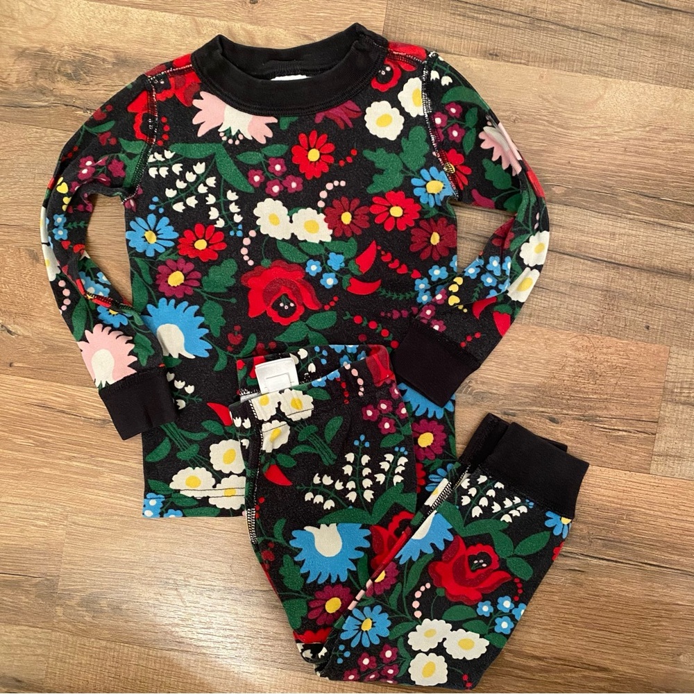 Hanna Andersson Floral Long Pajamas